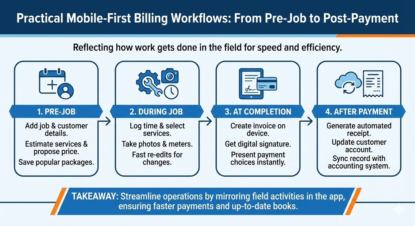 Mobile-first billing for on-the-go accounting